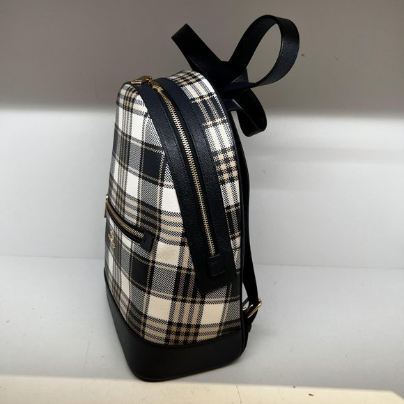 Kenley Backpack With Garden Plaid Print coach c8588